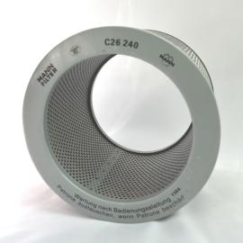 Large flow  exhaust air filter element C26240