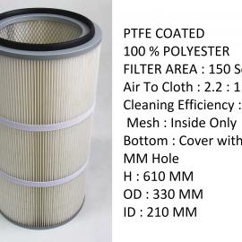 Dust Collector Filter Cartridge For Shot Blast Dust Collector – Pulse Jet Type