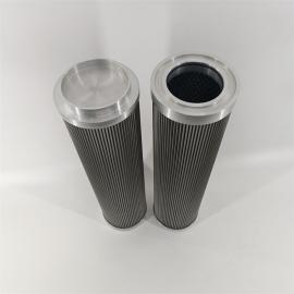 Double-tube filter element for hydraulic oil in steel mill lubricating oil station